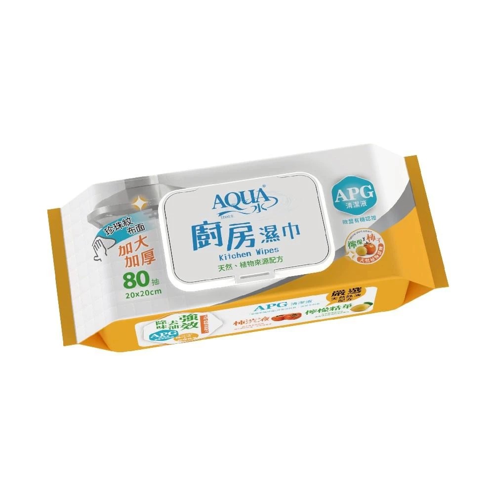 【心安購物】AQUA水廚房濕紙巾, , large