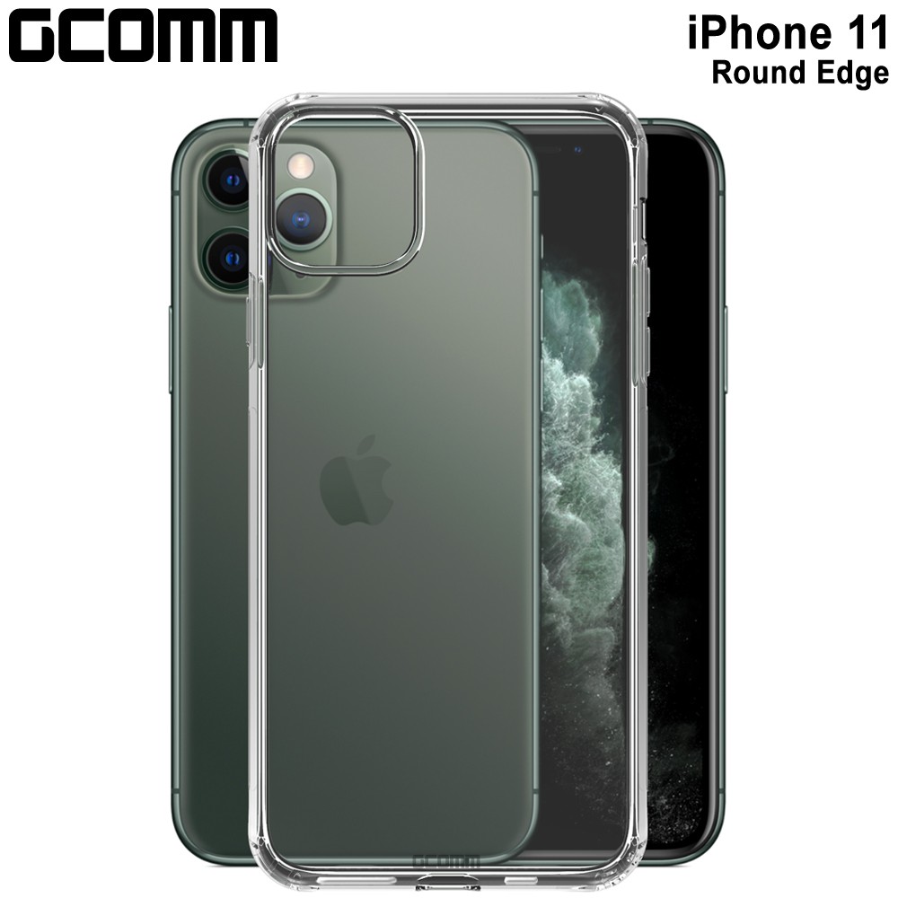 GCOMM iPhone 11 清透圓角防滑邊保護殼 Round Edge, , large