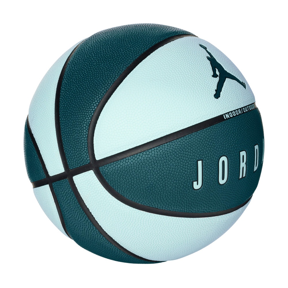 NIKE JORDAN ULTIMATE 2.0 8P 籃球 7號球 比賽 訓練 耐用 橡膠 深溝 精準控球 藍綠黑紅, , large