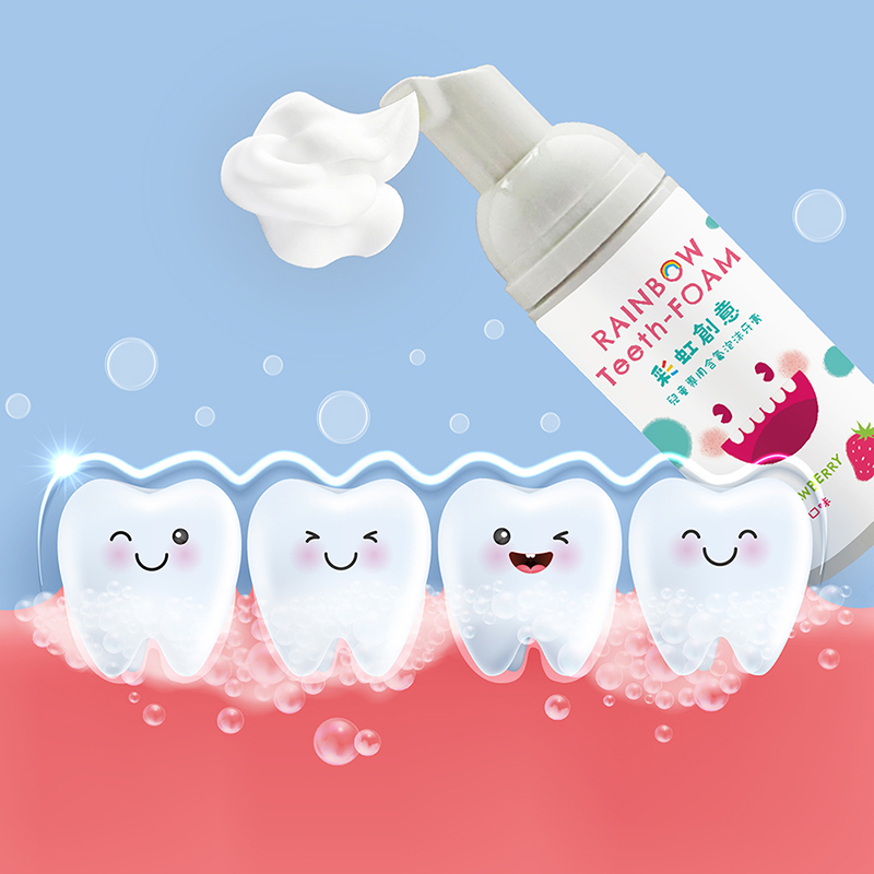 Luveta Rainbow Teeth-Foam 2 bottle, , large