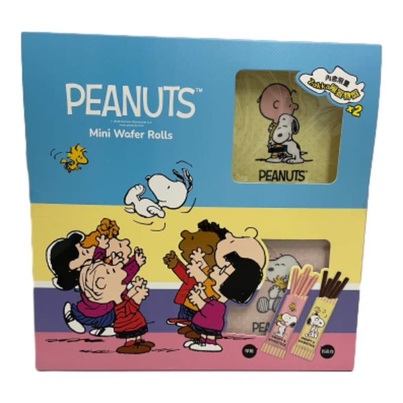 SNOOPY迷你雙享捲心酥禮盒, , large
