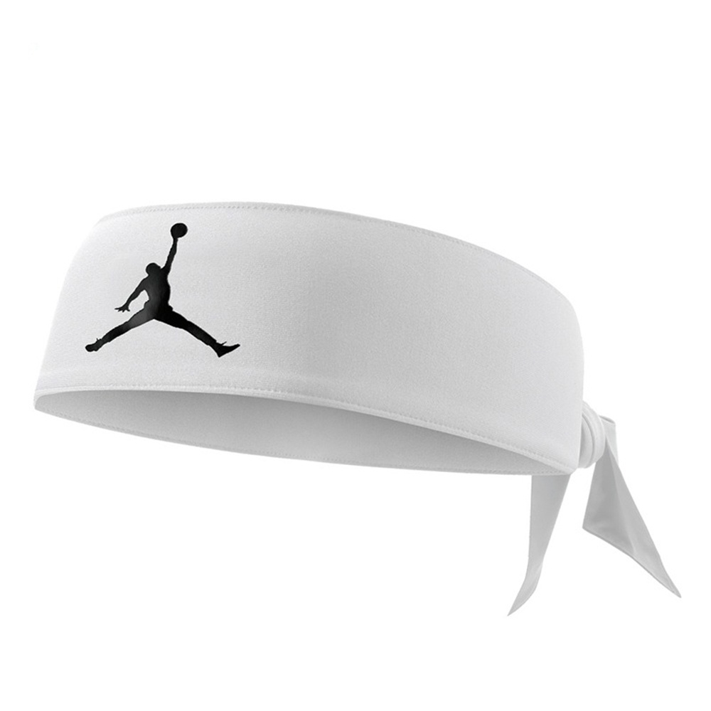 [秉宸] NIKE JORDAN DRI-FIT 單色綁帶式頭帶 運動頭帶 DRI-FIT 科技 喬丹頭帶 JJN00, , large