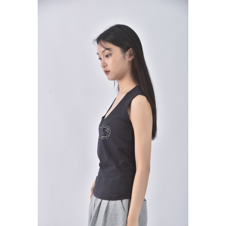 (S) moschino無袖黑色上衣二手衣, , large