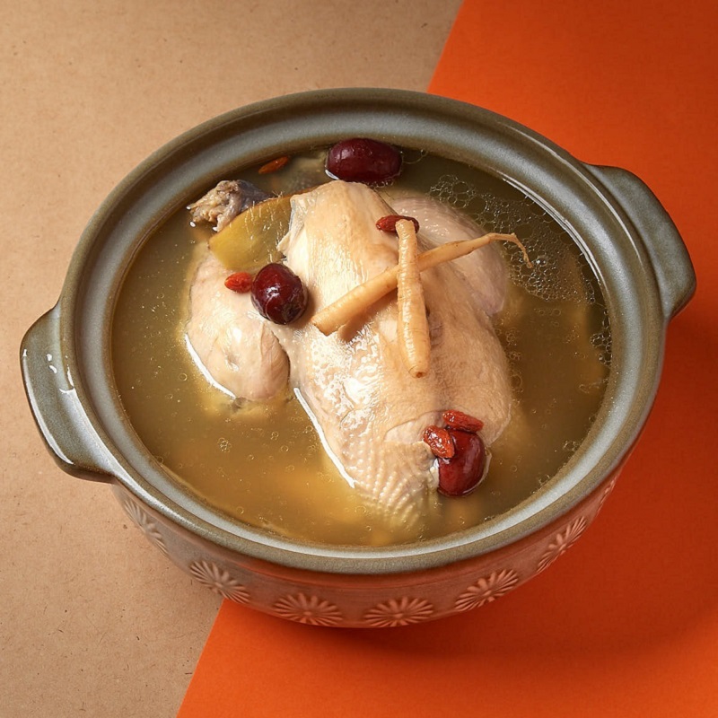 Stewed Chicken With Ginseng Soup, , large