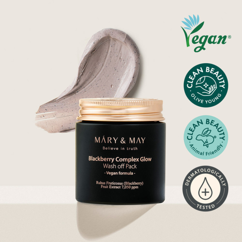 MARY&MAY Blackberry Glow Wash Off Pack 125g