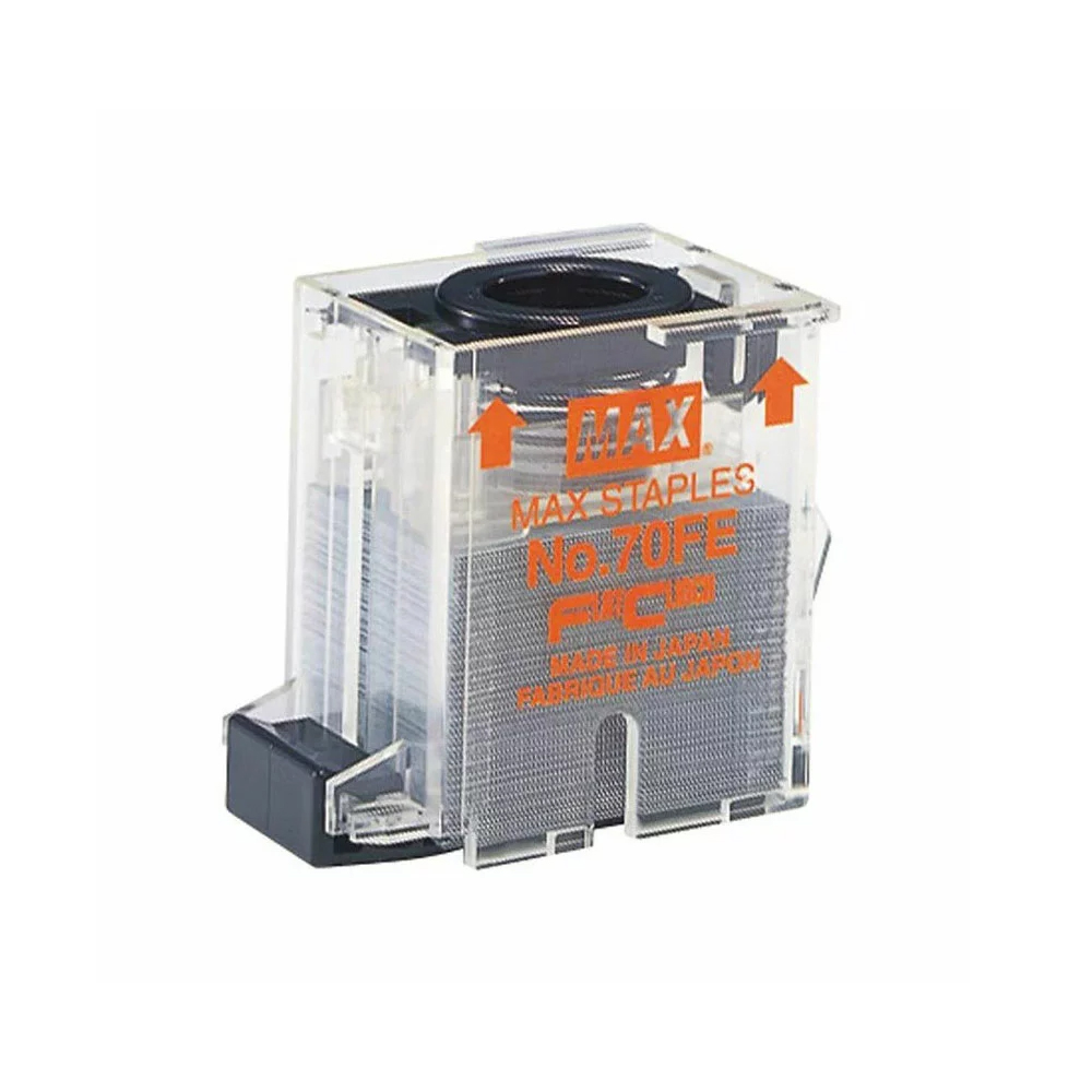 【MAX 美克司】電動釘書針 5000pcs 2盒 /組 NO.70FE(EH-70F I II 專用針), , large