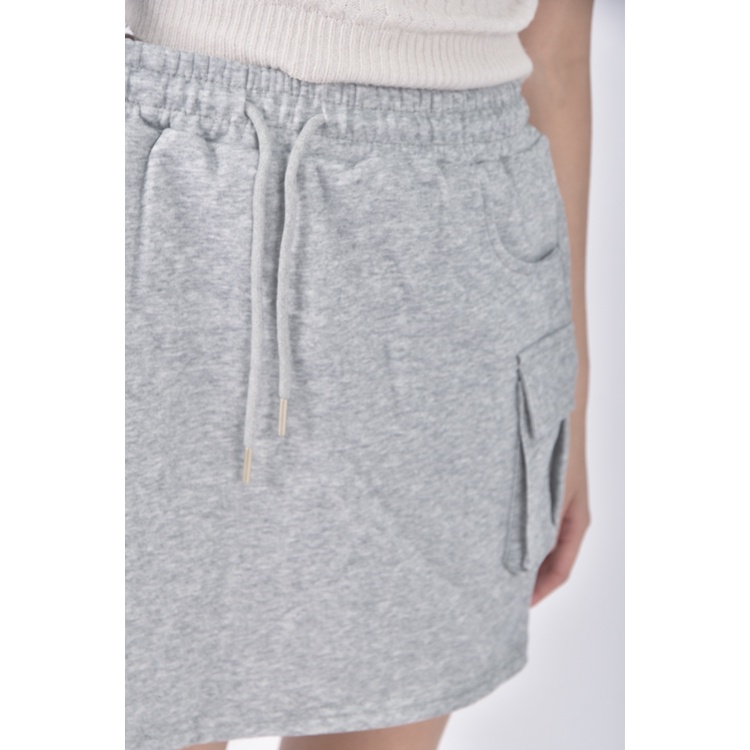 (L) amy質感灰色短裙二手衣, , large