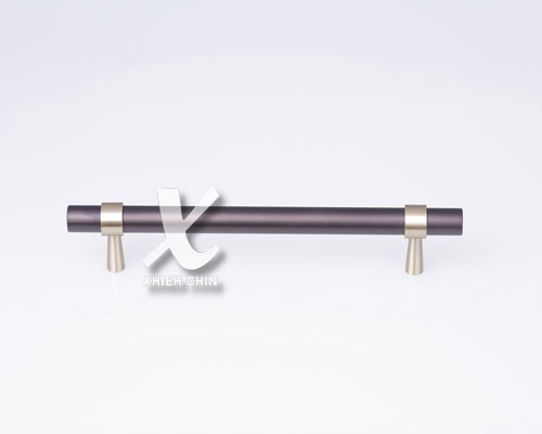 【協進五金】鐵把手+銅座 吊黑鎳+噴有色膠, , large