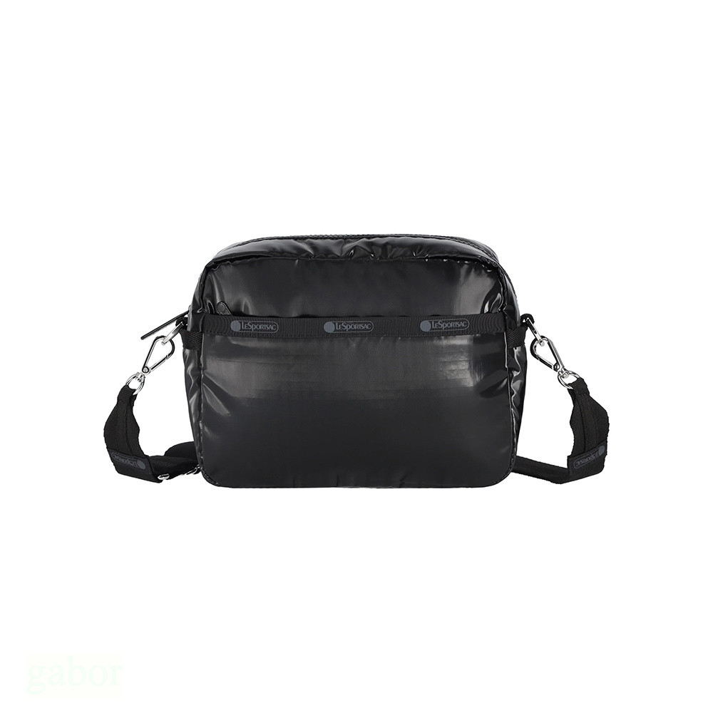 LeSportsac Deluxe Crossbody 拉鍊斜背包 送禮首選-閃耀黑, , large