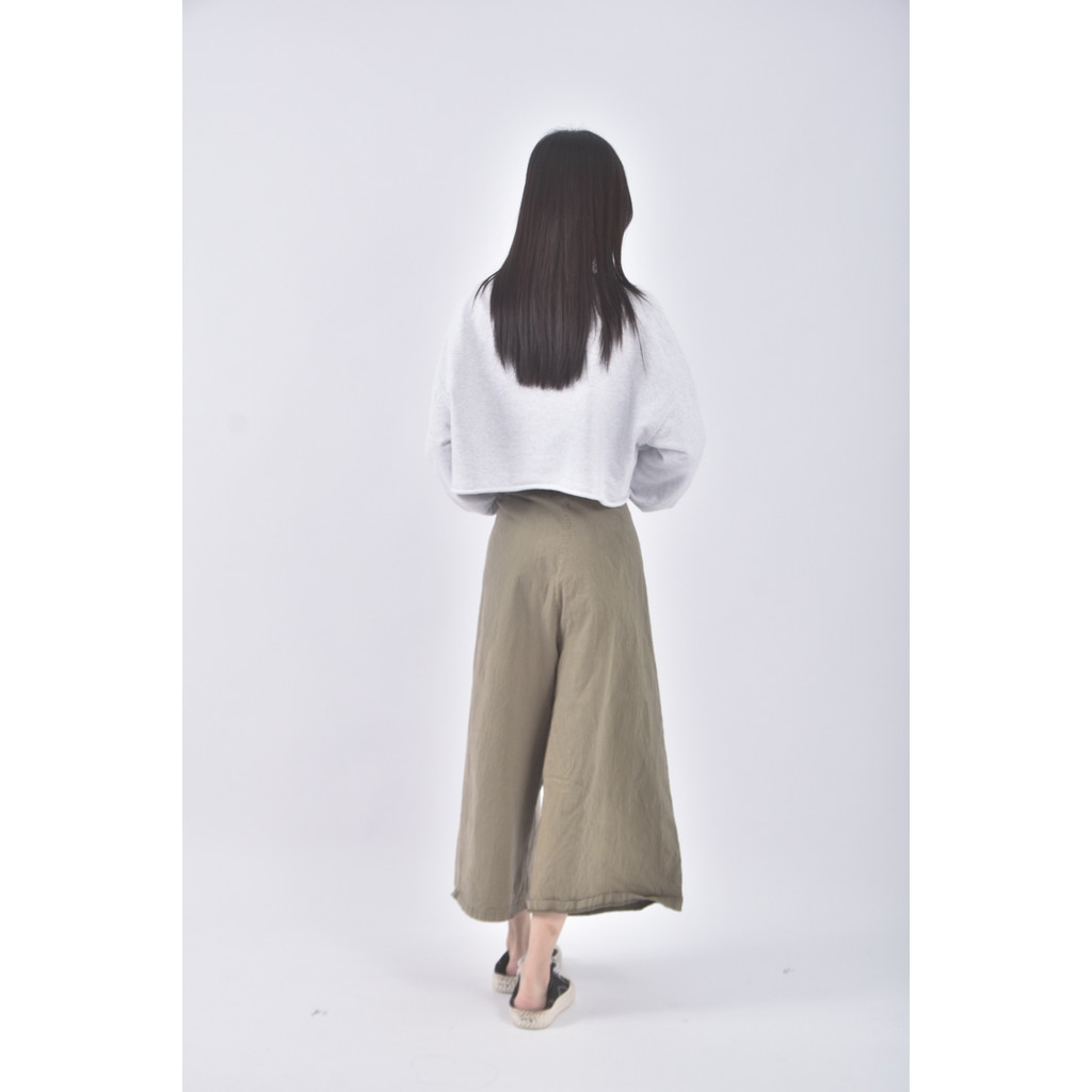 (4XL（含）以上) poly lulu高腰綠色長褲二手衣, , large