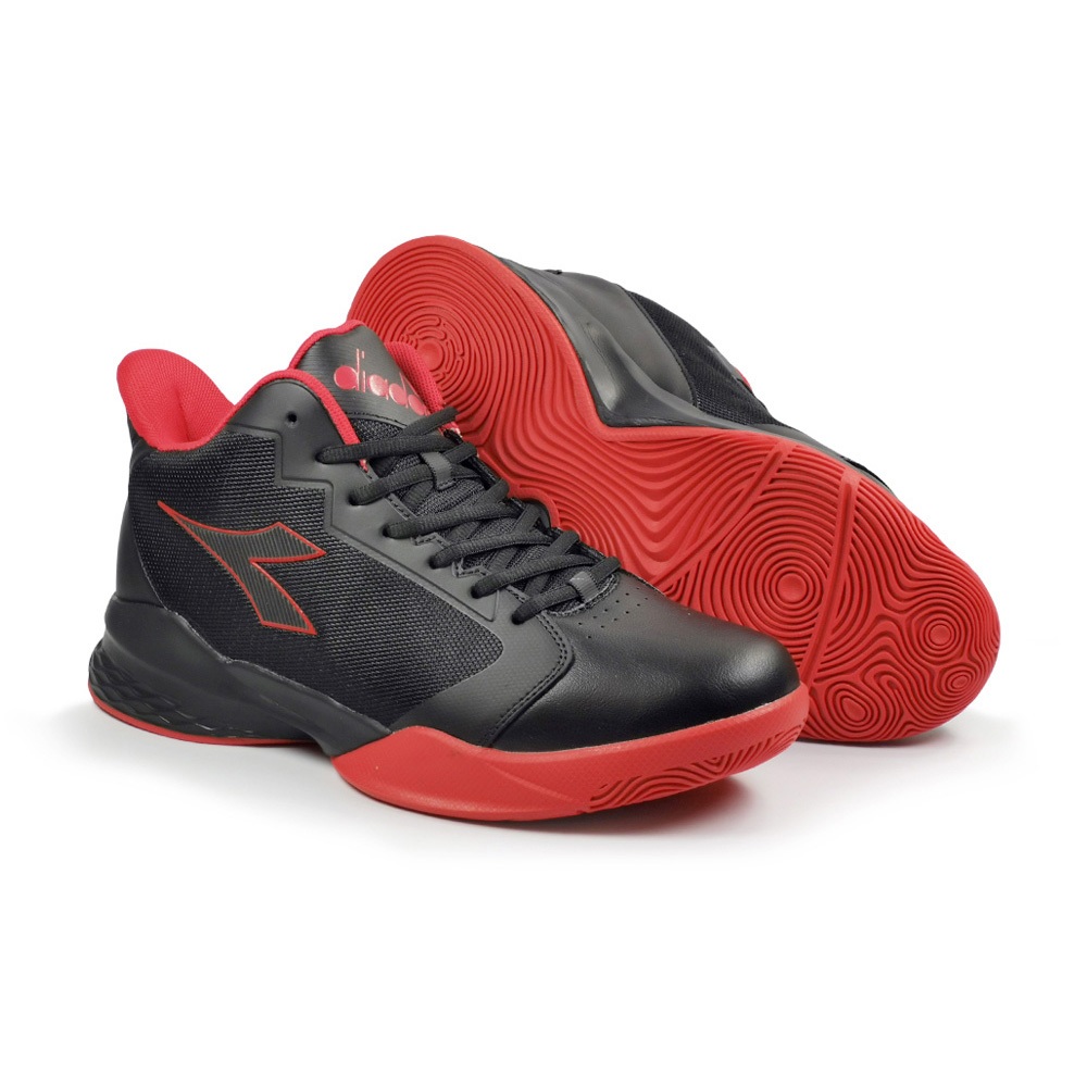 DIADORA迪亞多那 寬楦專業籃球鞋 男運動鞋 男鞋 寬楦 寬腳板 TPU 康特杯 緩震 回彈 耐磨 止滑 白 黑紅, , large