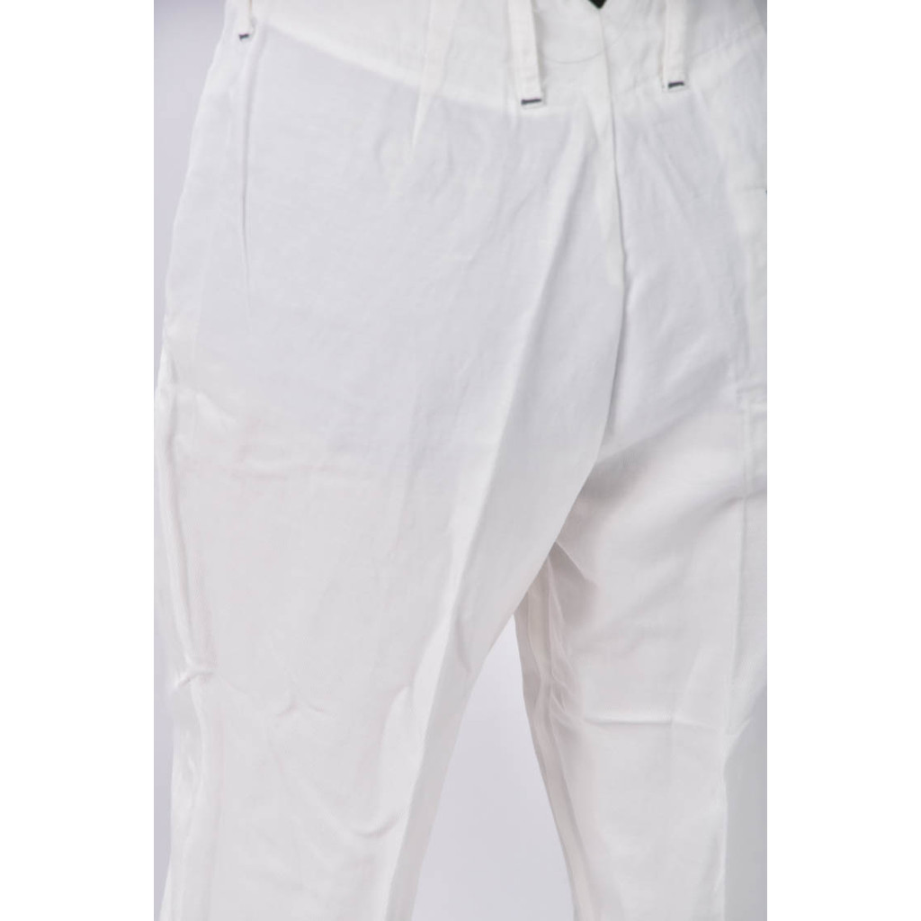 (XL) 高腰寬鬆白色長褲二手衣, , large