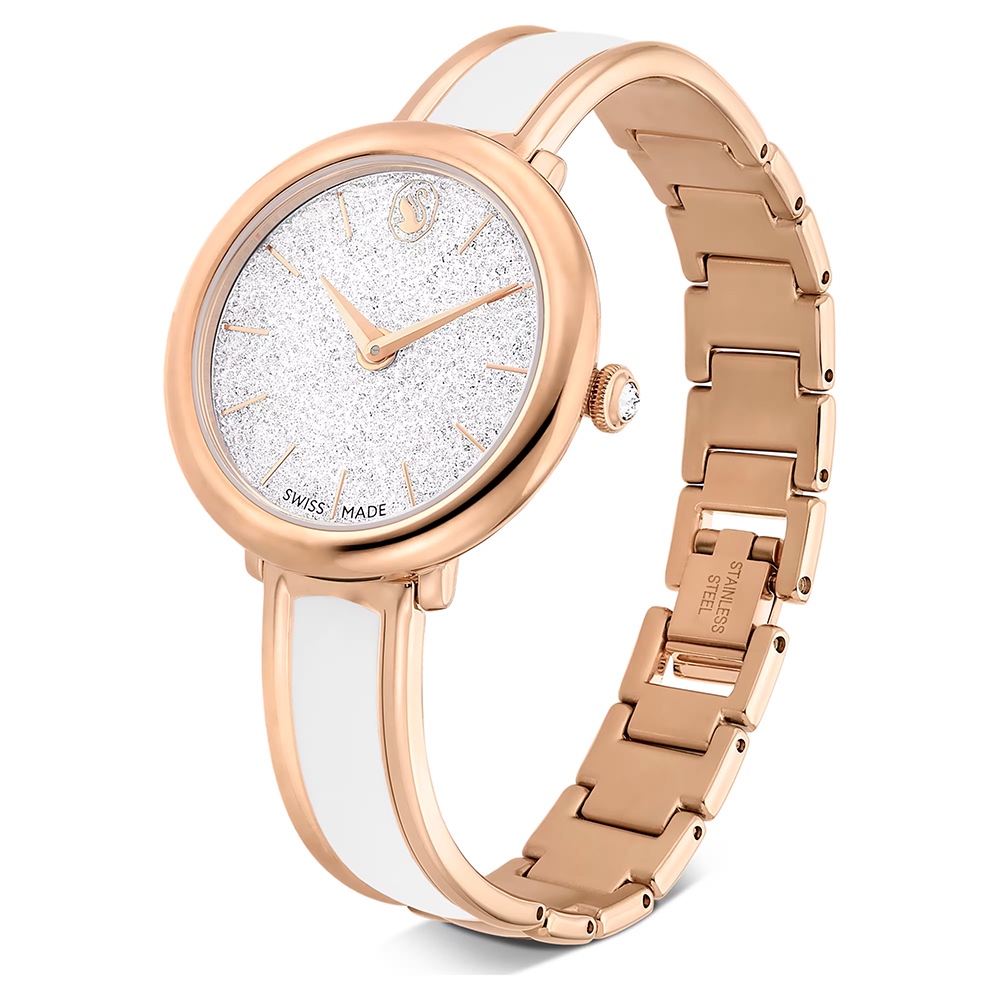 SWAROVSKI 施華洛世奇 Crystalline Bangle 璀璨水晶手鐲女錶 手錶-32mm(5689324), , large