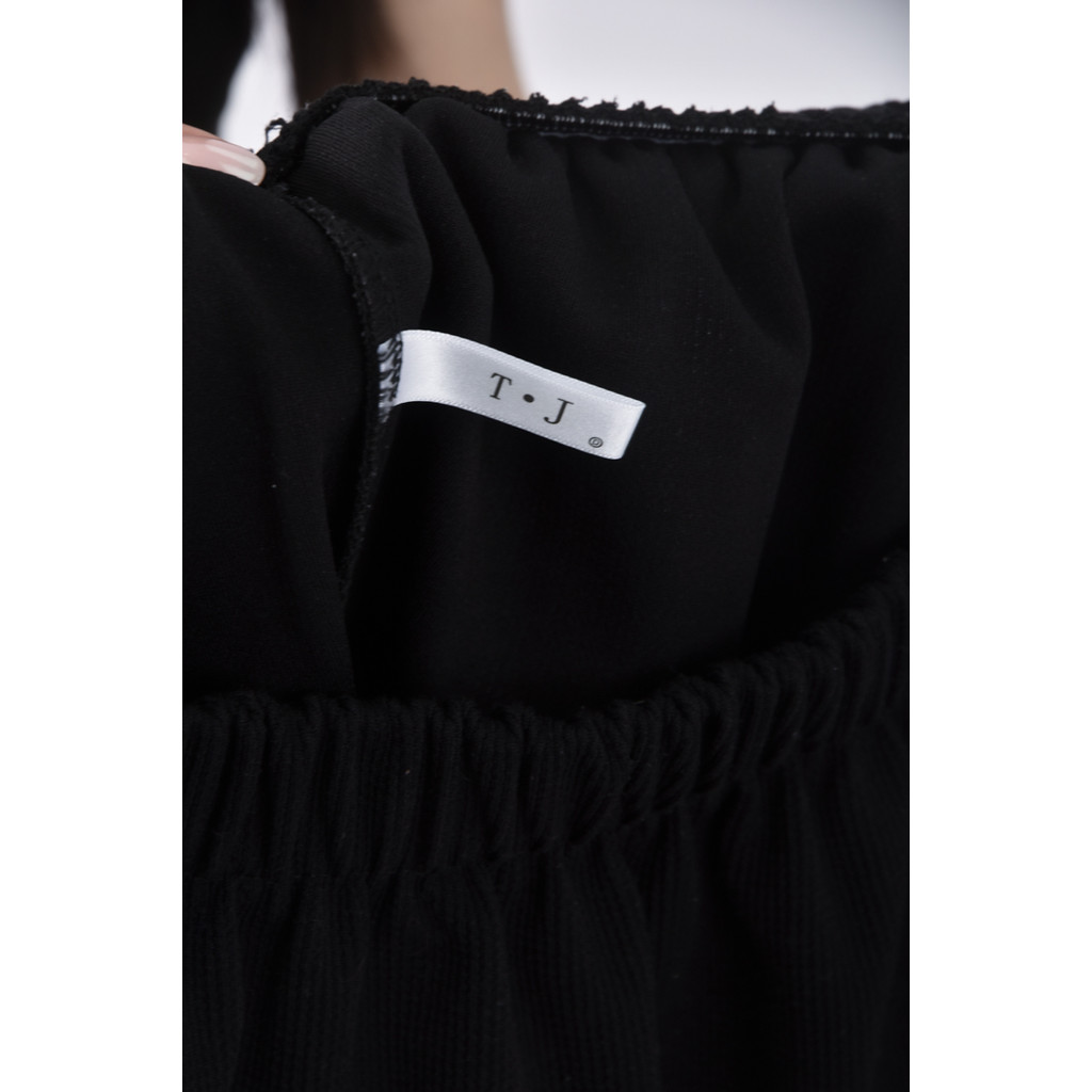 (S) 休閒黑色長裙二手衣, , large