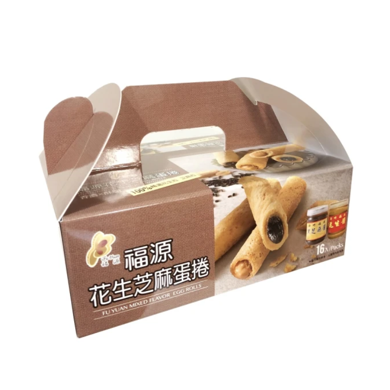 [Hongli] Fuyuan Peanut & Sesame Egg Rolls 320g, , large