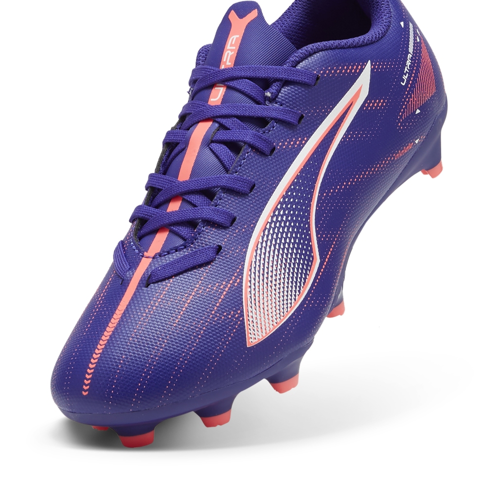 [秉宸] PUMA ULTRA 5 PLAY FG/AG Jr 兒童釘鞋 藍粉 草地釘鞋 大釘 10769501, , large