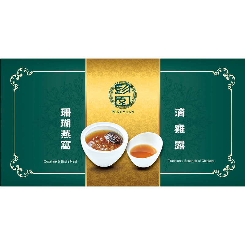 美-彭園常溫滴雞精燕窩禮盒1200g-專櫃, , large