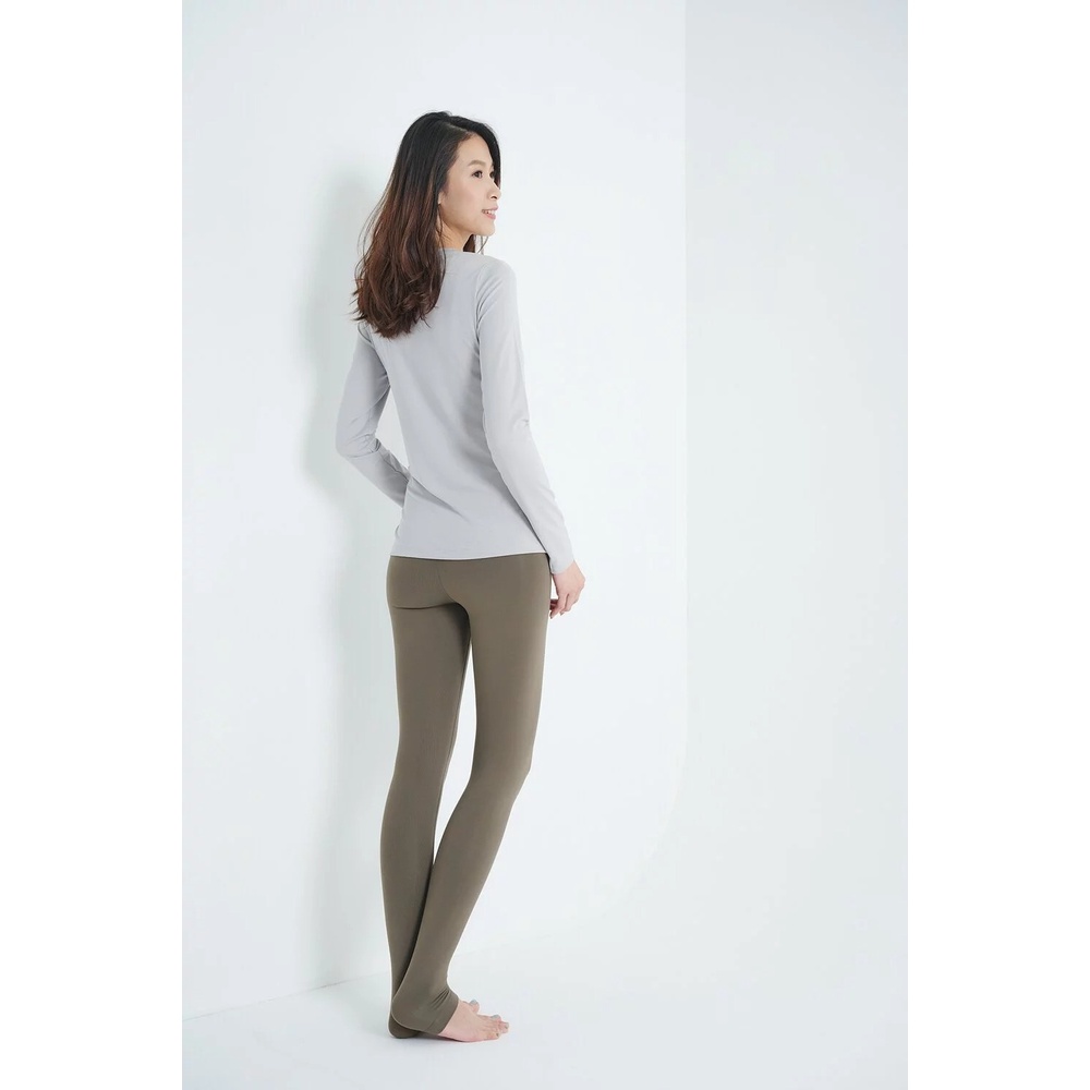 YOGA FLOW Ula Tshirt - 長袖圓領罩衫 - 鴿子灰 Dove Grey, , large