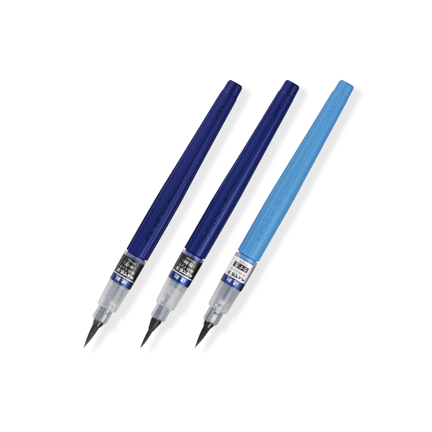 【 Pentel 飛龍 】速乾卡式毛筆 中字/極細字 /支 XFPD3L/5F/5L - 多款可選, , large
