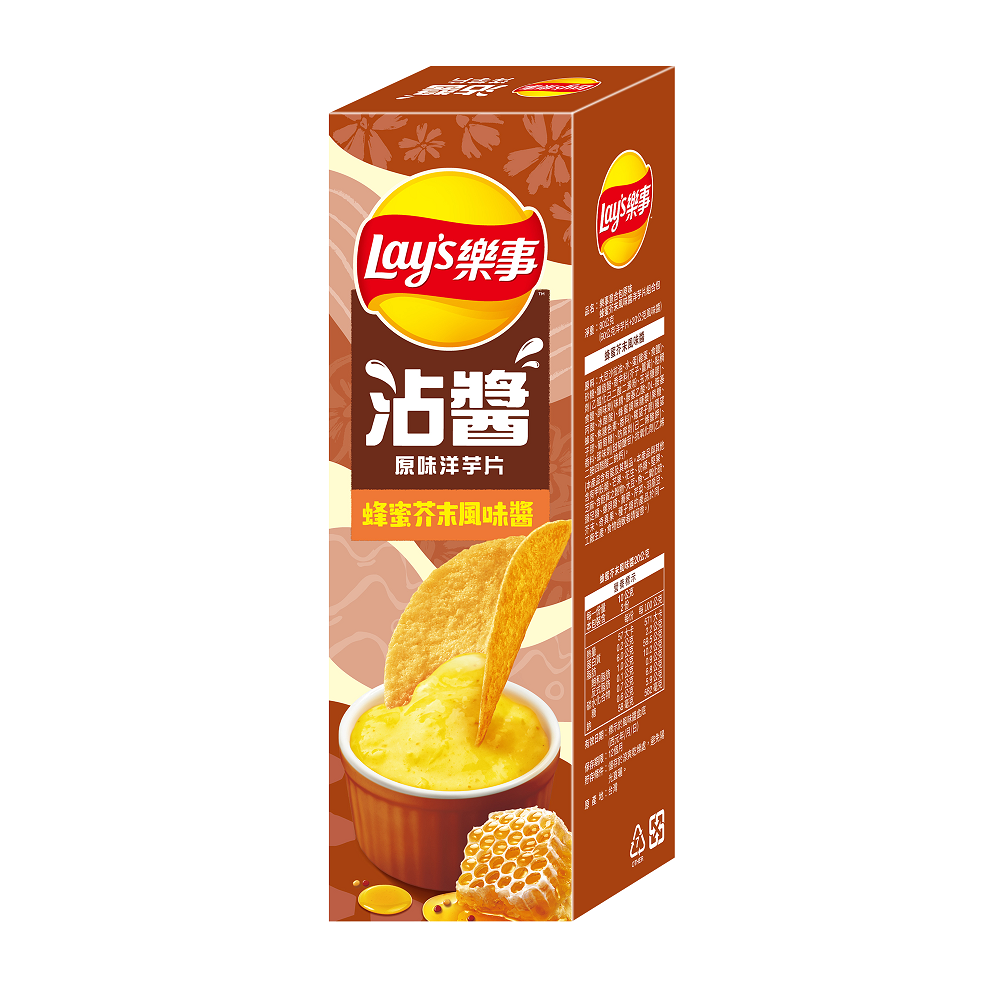 樂事原味蜂蜜芥末風味醬洋芋片80g, , large