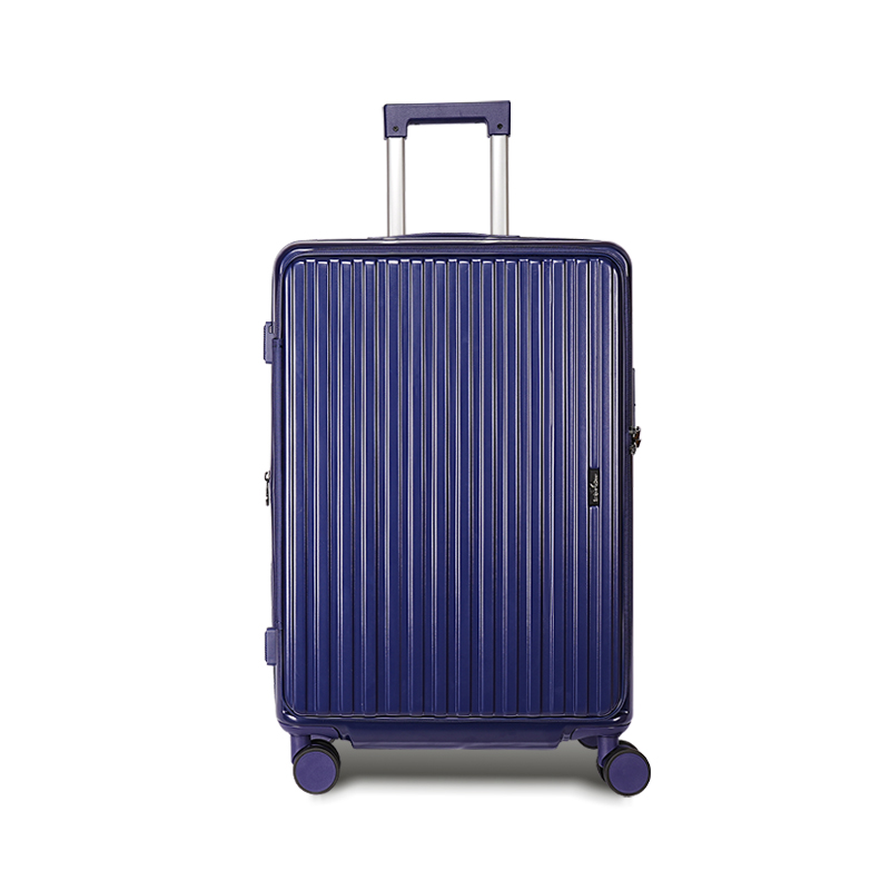 【Estève Deer艾迪兒】20吋前開式登機箱ED13-深藍色(贈保護套C2+B2束帶), , large