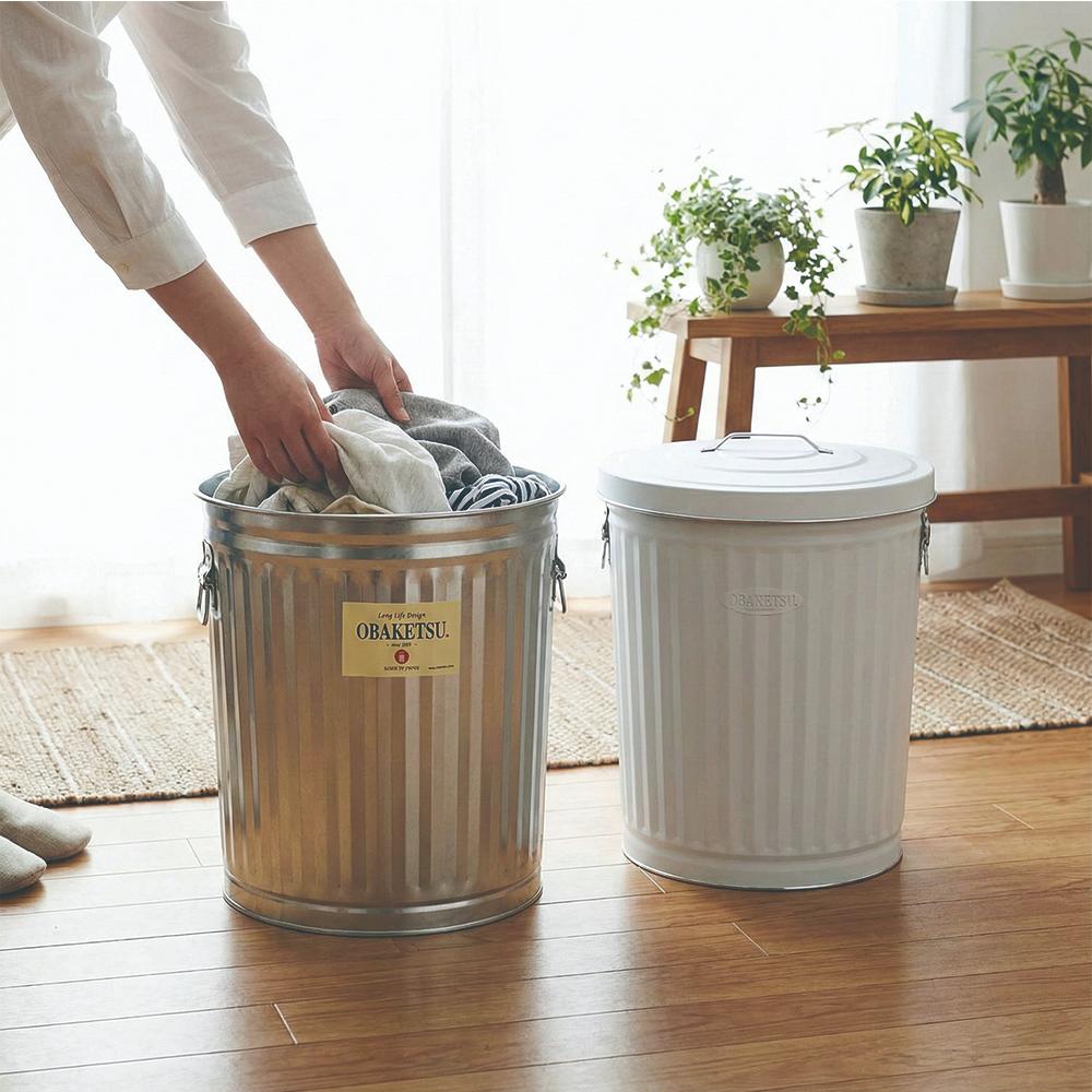 【this-this】日本渡邊金屬｜OBAKETSU 手工製垃圾桶 33L, , large