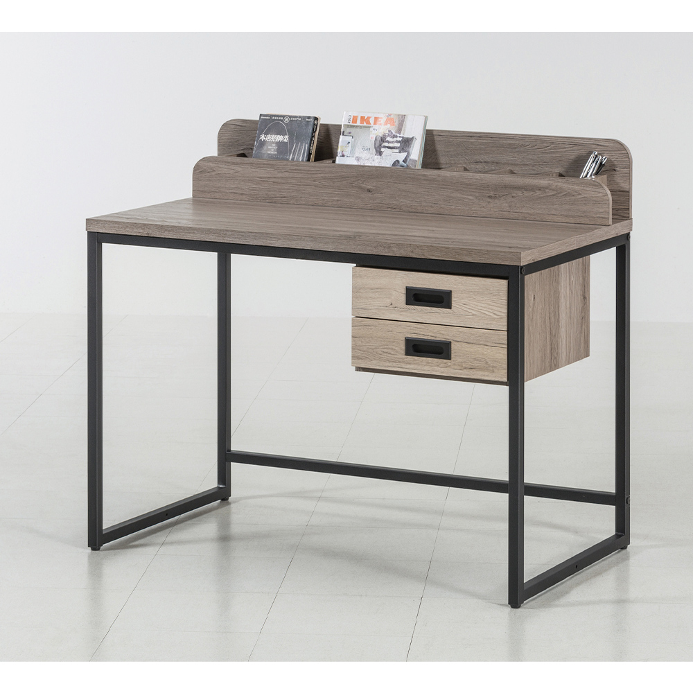 【唯熙傢俱】多利灰橡色3.5尺書桌, , large