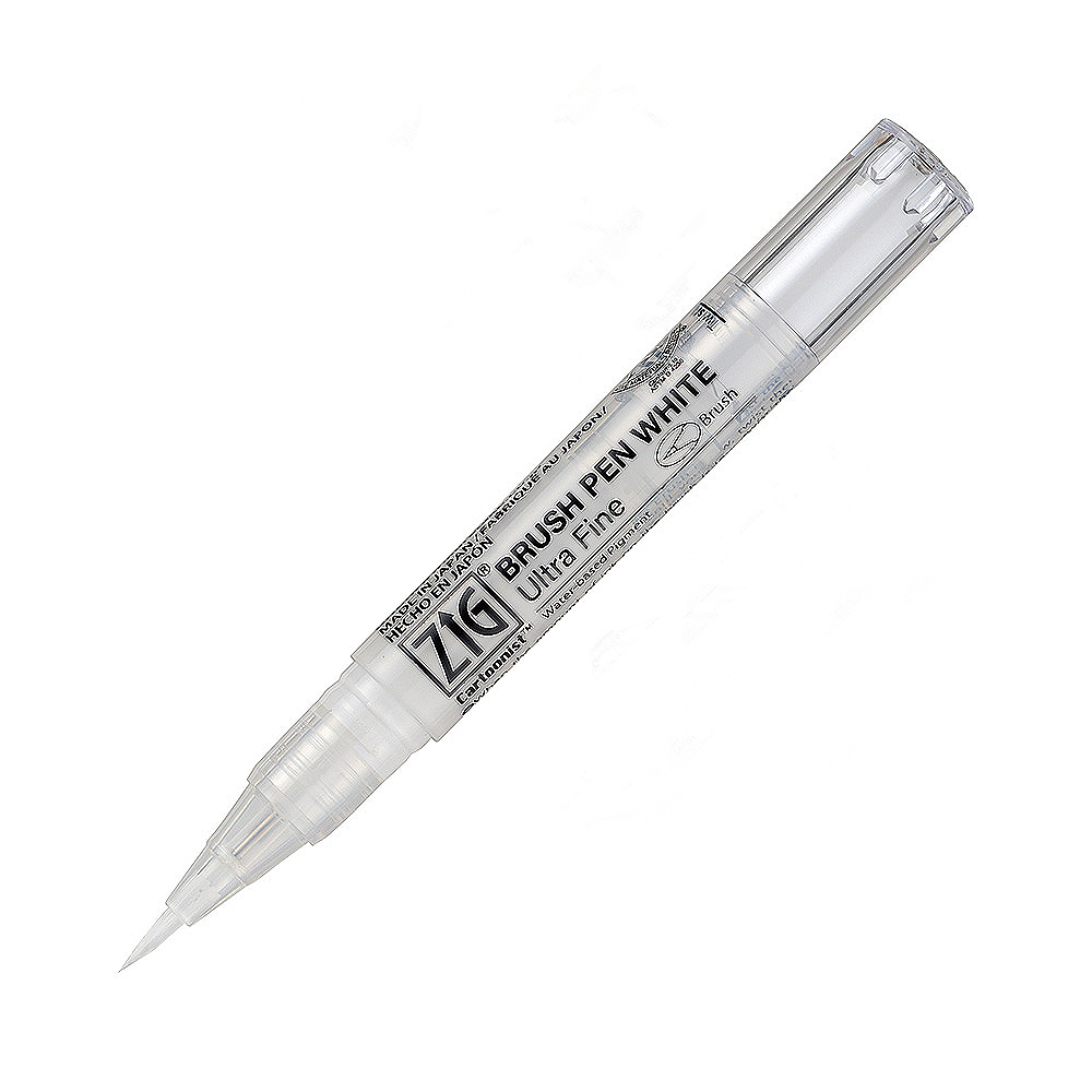 【Kuretake 吳竹】白色墨筆 超極細 /支 CNBW-02S(日本品牌)