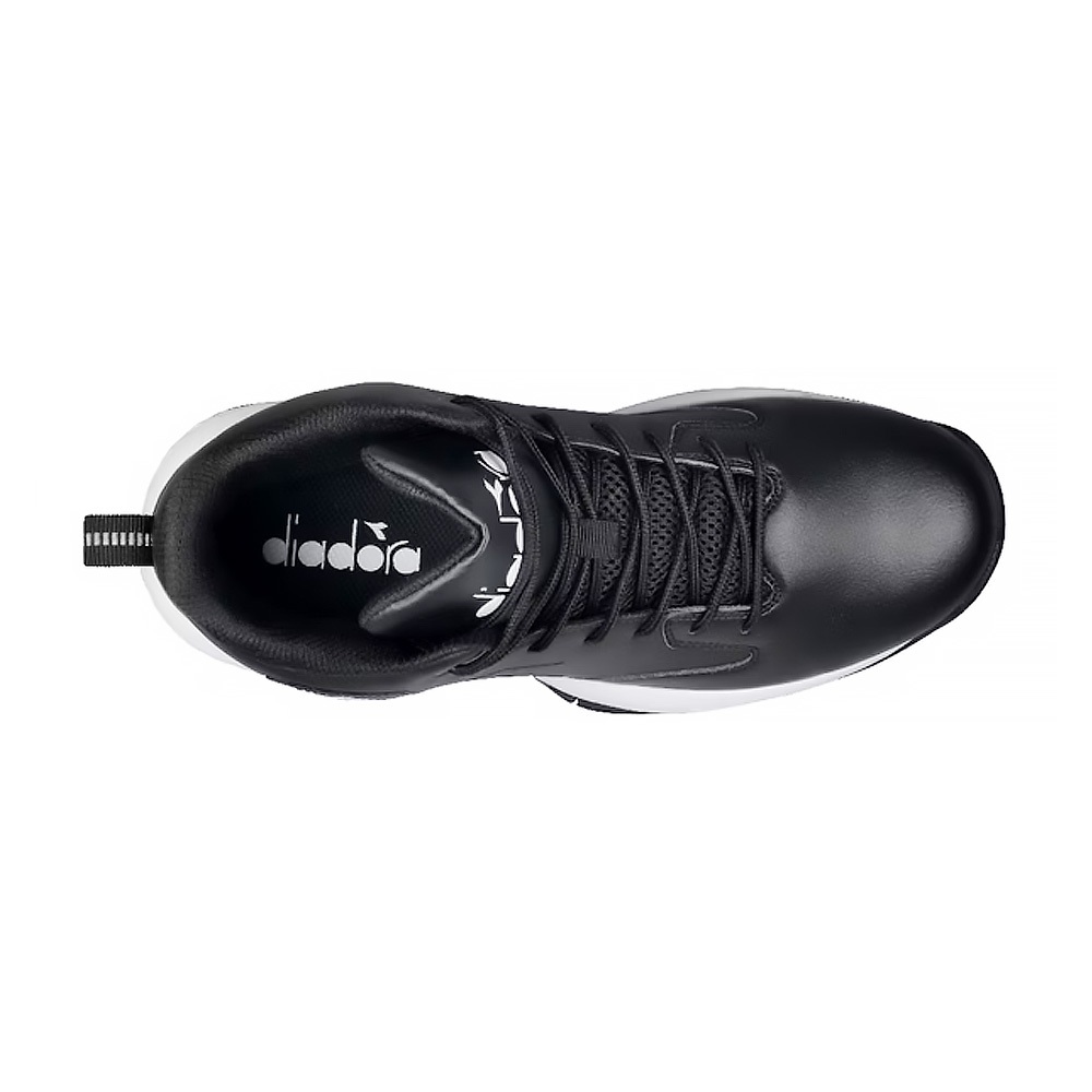 DIADORA迪亞多那 寬楦專業籃球鞋 男運動鞋 男鞋 超纖皮革 耐磨 透氣 輕量 吸震 回彈 足弓支撐 耐用 黑 白藍, , large