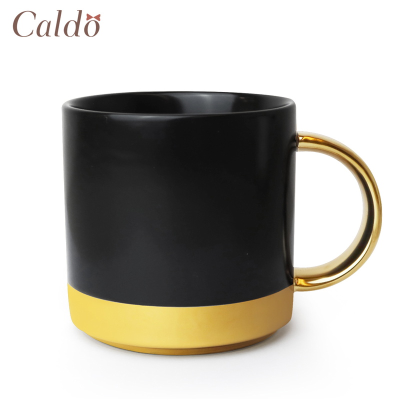 Matte gold handle mug  -  L-LAM226BK, , large