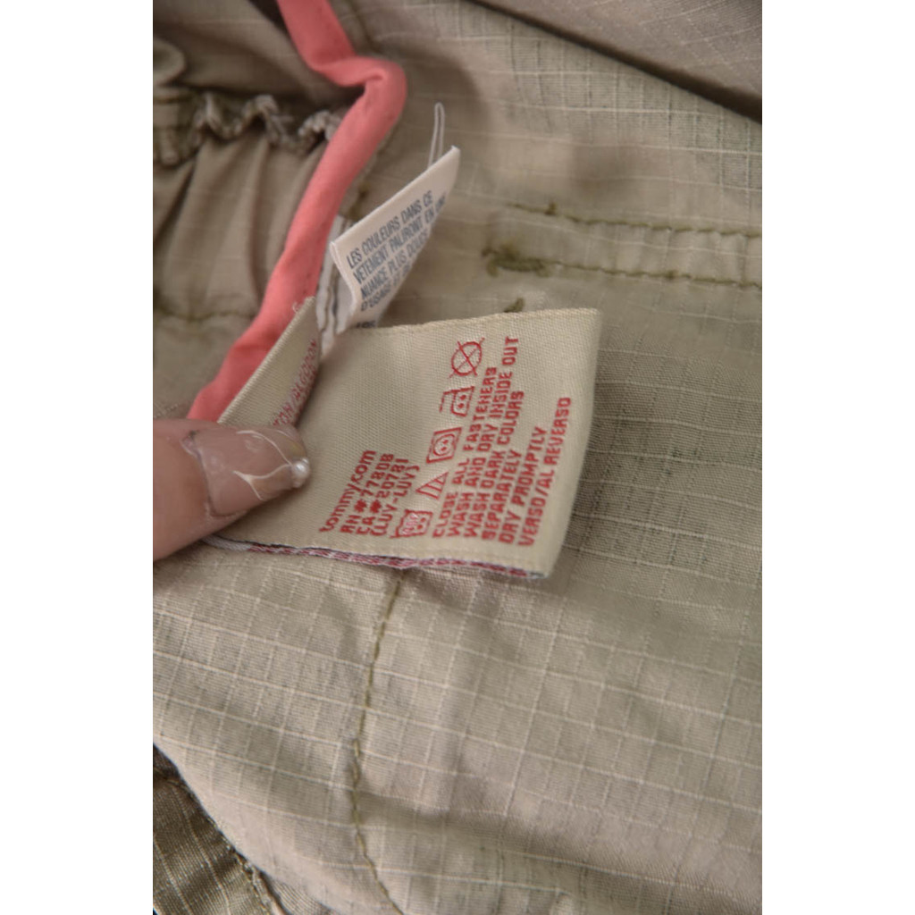 (S) tommy jeans棉質純棉綠色外套二手衣, , large