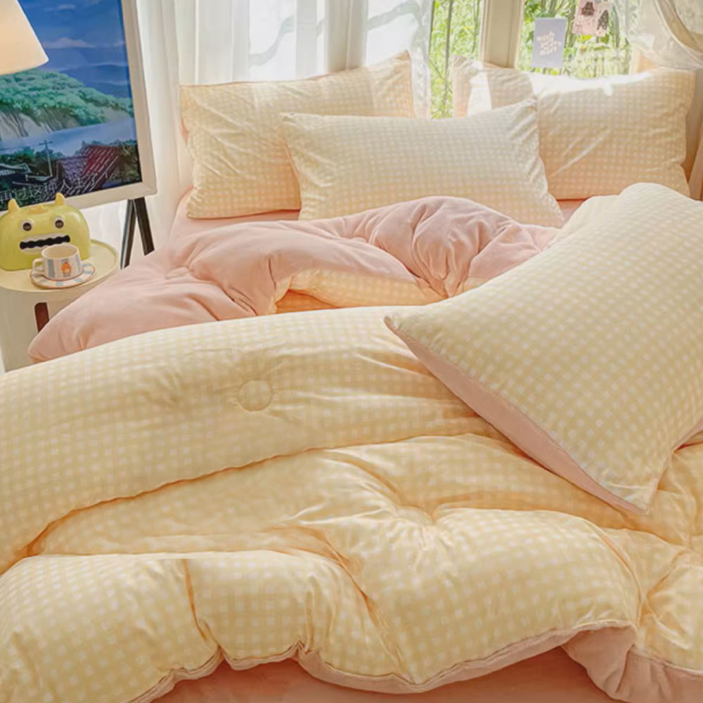 [ Pure Sleep ] Milky Cloud Dual-Fabric Blanket-Single Size, , large
