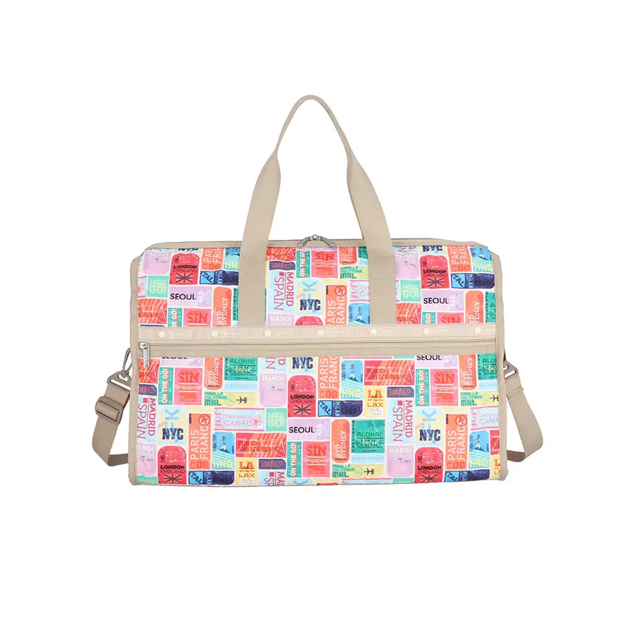 Lesportsac Deluxe Lg Weekender 奢華大型旅行袋 / 旅人的印記, , large