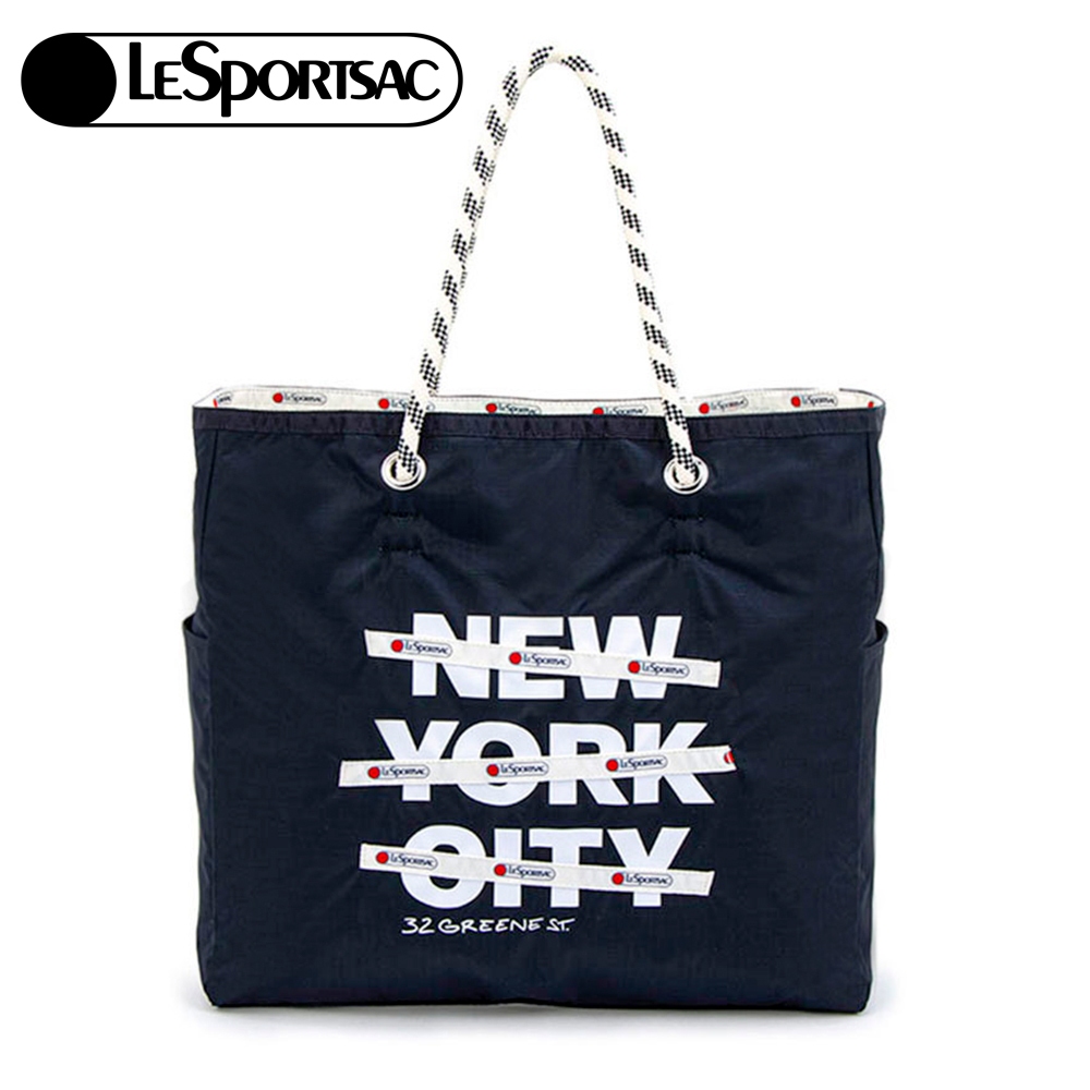 |快速出貨|Lesportsac Large Two-Way Tote 大型雙面托特包 送禮-深海藍, , large