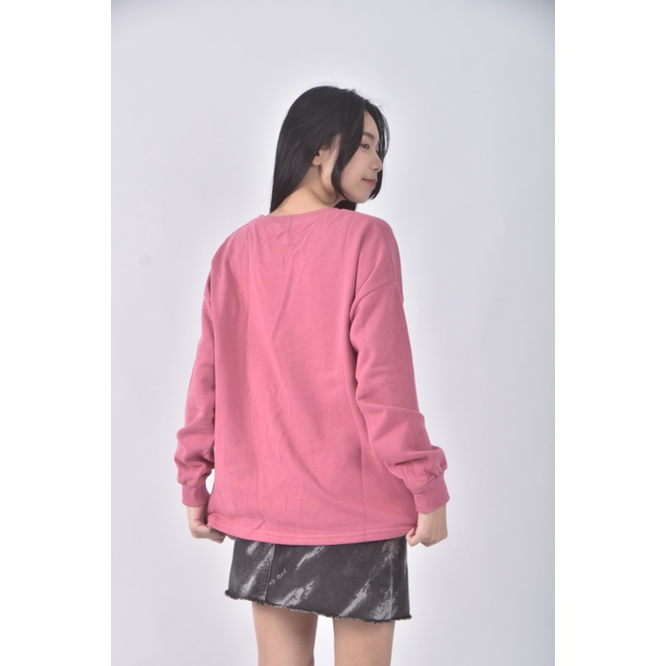 (XL) free style質感粉色長袖上衣二手衣, , large
