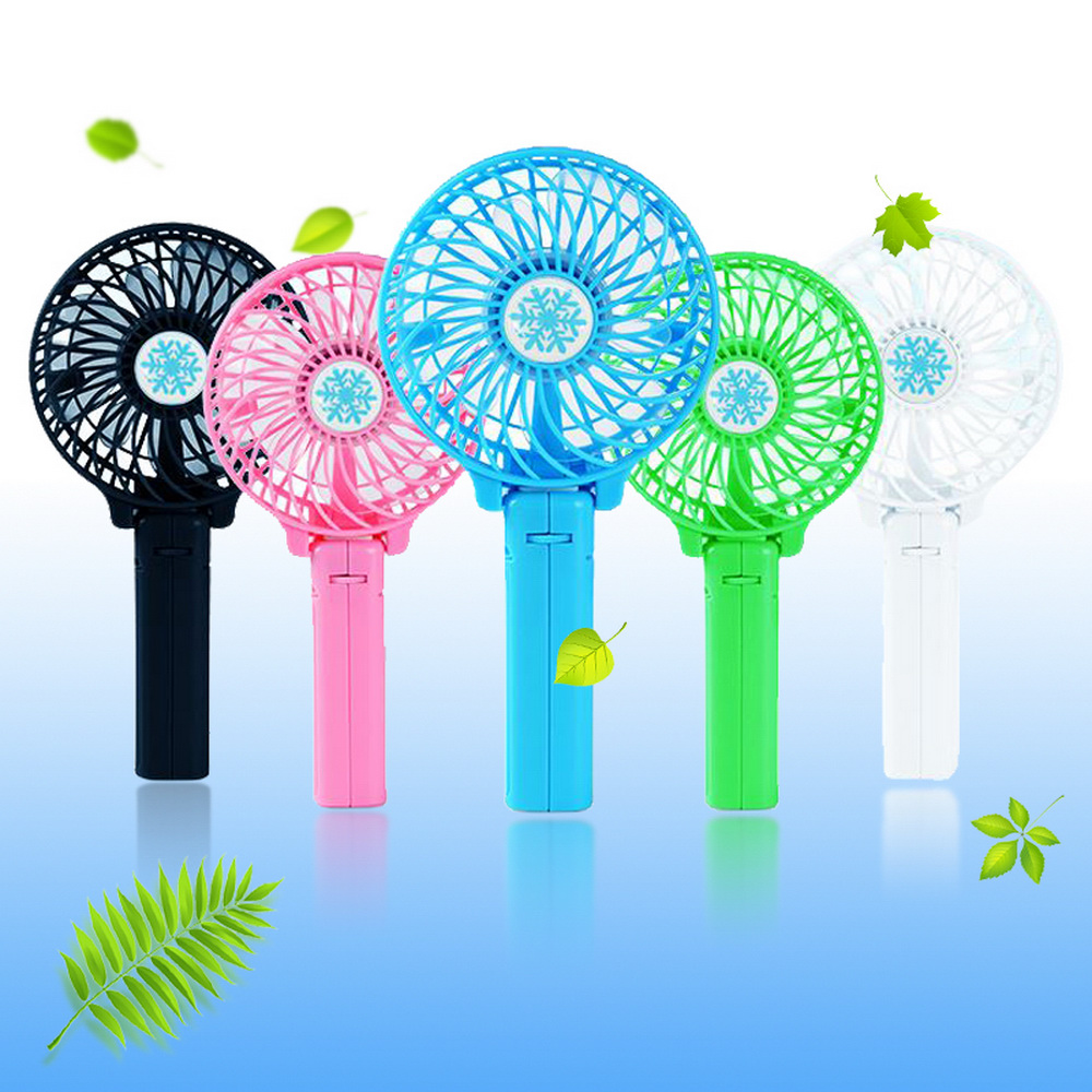 FN07 Handheld Foldable Powerful Personal Fan, Pack of 2, Random Color, 顏色隨機出貨, large