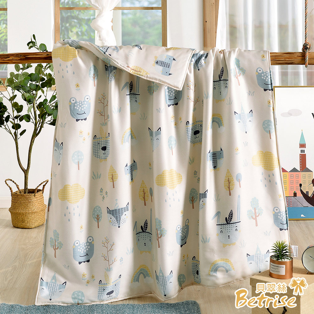 【Betrise】Geometry | 100% pure Tencel cotton quilt/four seasons quilt 5X6.5 feet - exclusive enlarged size, , large