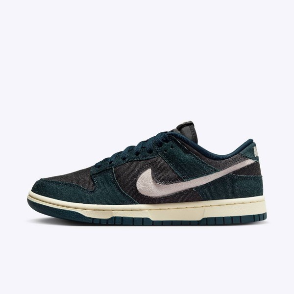 Kixpress-Nike 耐吉 WMNS Dunk Low 女 運動休閒鞋 復古鞋 低筒 牛仔布 黑藍 [HF1985-400], , large