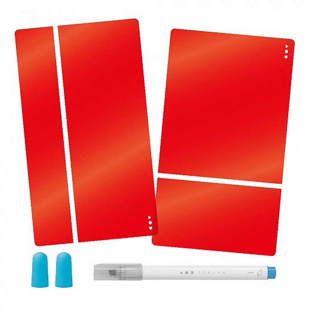 【龍品文創】日本SONIC SP-1501 記憶訓練四件組-B藍筆+紅板, , large