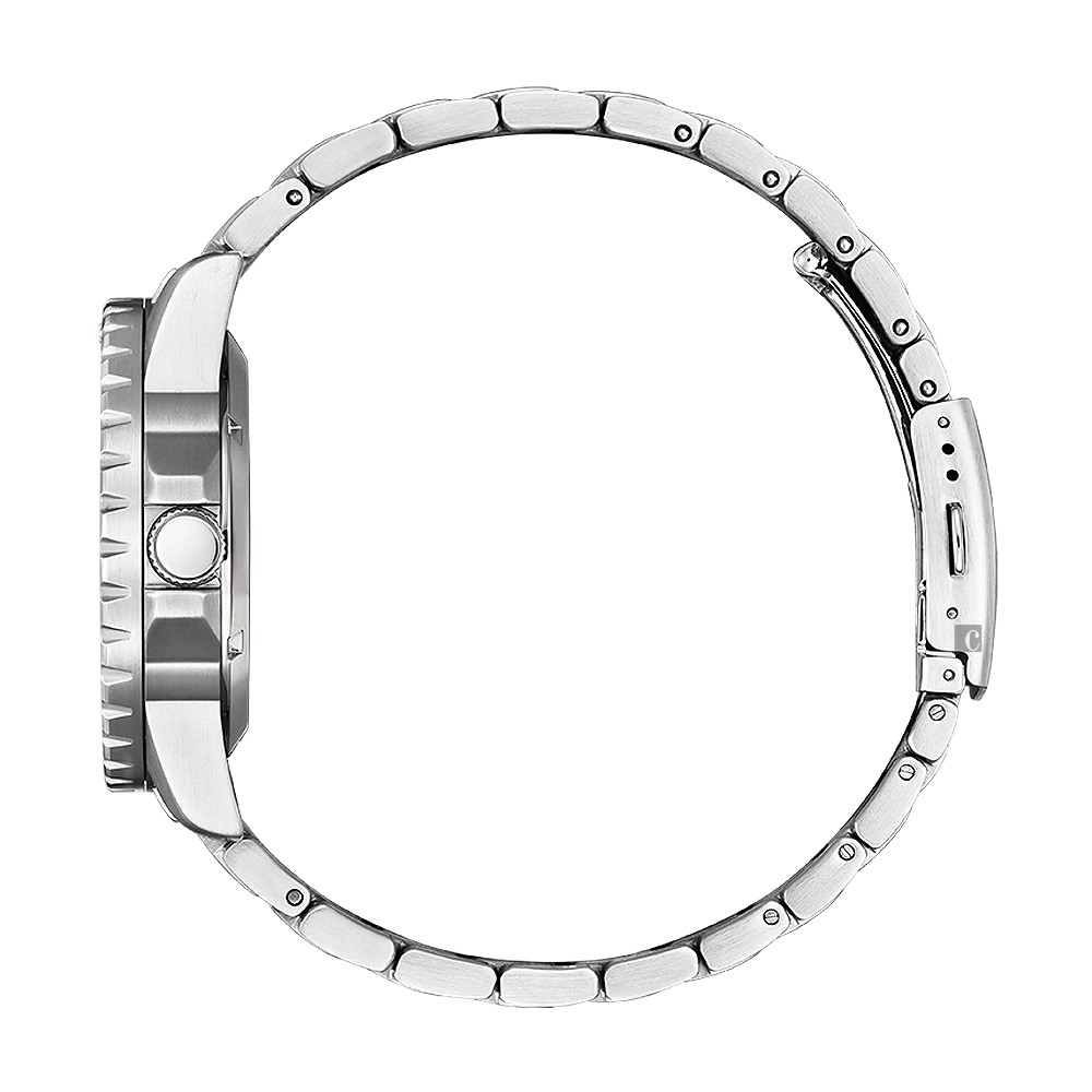 CITIZEN 星辰 大三針運動機械錶-黑/43mm NJ0120-81E, , large