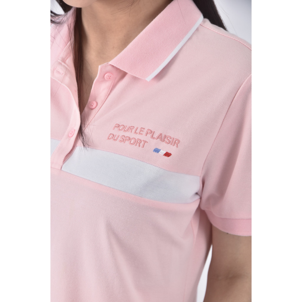 (S) le coq sportif棉質粉色短袖上衣二手衣, , large