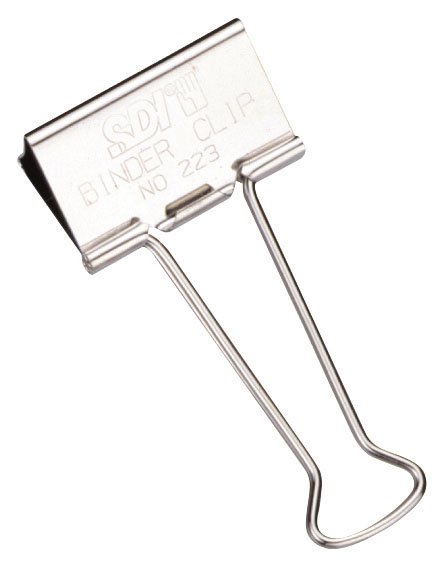 【龍品文創】手牌 SDI 233T 18入銀色長尾夾-1筒, , large