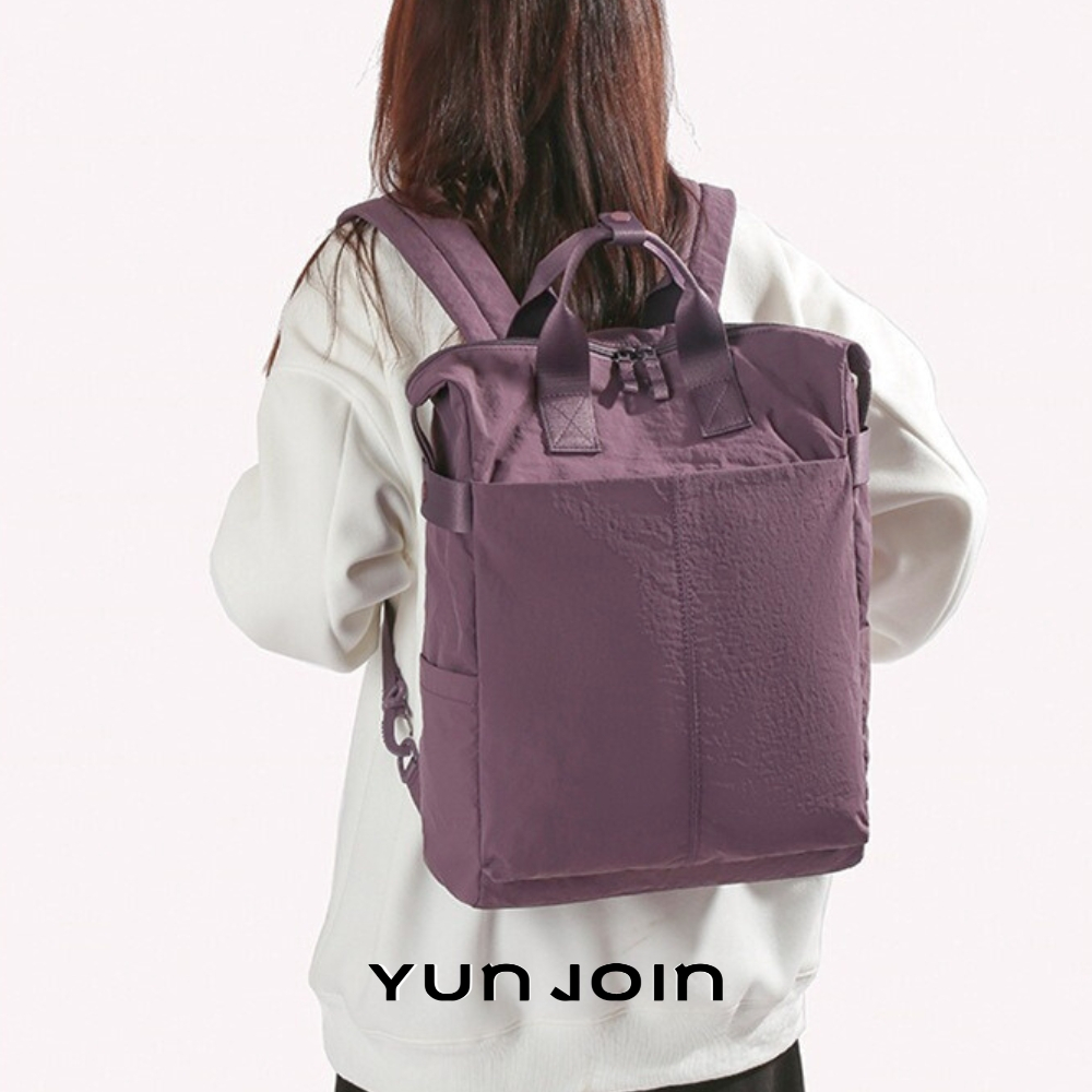 【YUNJOIN】Sohna 雲暮城旅後背包 輕量防潑水 筆電收納 多層收納袋設計 插行李箱拉桿｜中性日韓風, , large