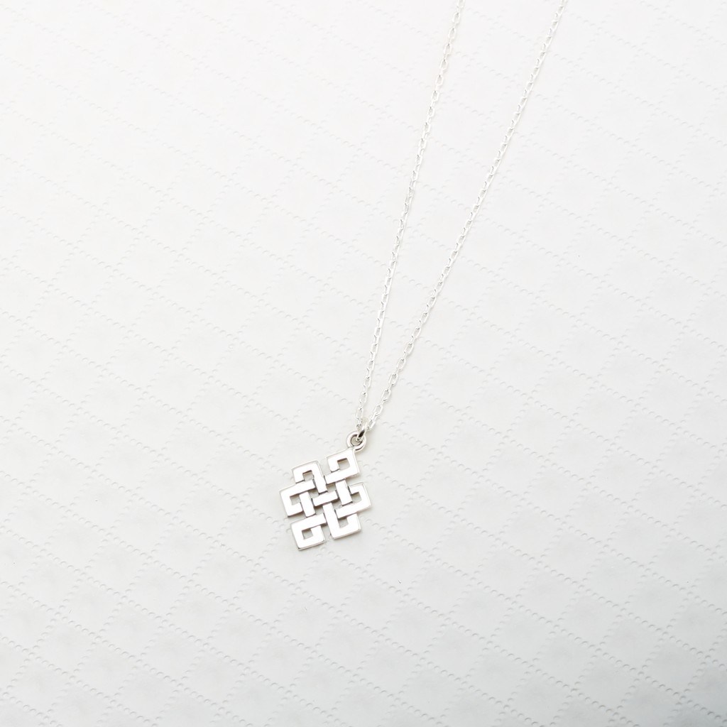 【Angel & Me】Endless love s925 sterling silver necklace birthday gift, , large