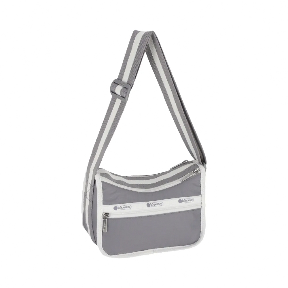 |快速出貨|Lesportsac Small Everyday Bag 小型斜背包 送禮推薦-滾邊寧靜灰, , large