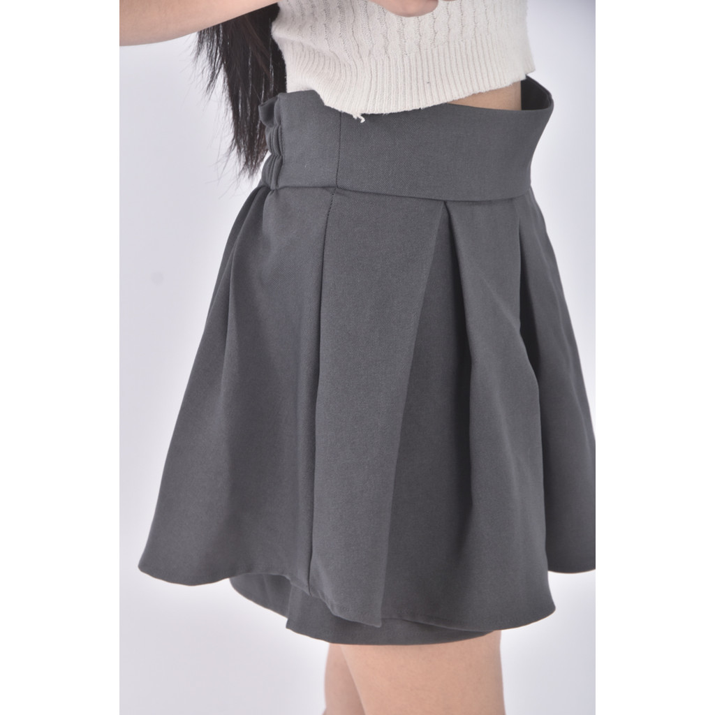 (M) ingni質感百褶灰色短裙二手衣, , large