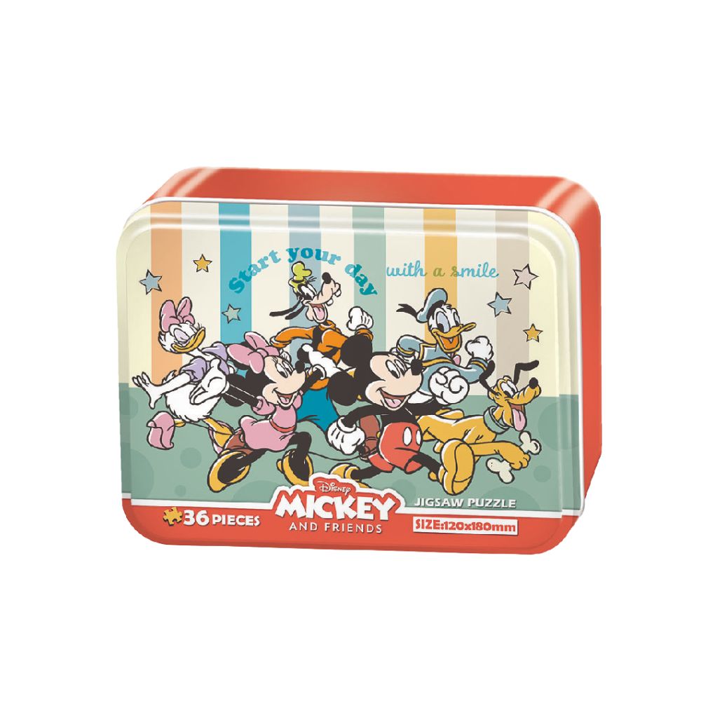 Tin box puzzle 36 pieces, , large