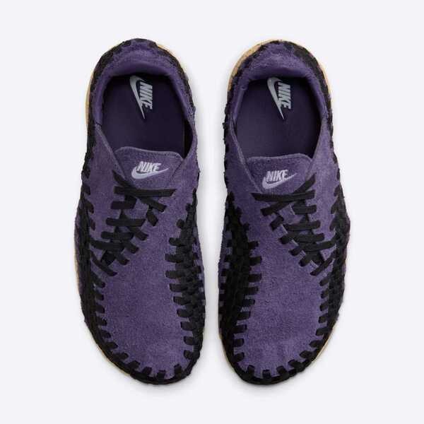 Kixpress-Nike Air Footscape Woven 男女 運動休閒鞋 編織鞋 仿舊中底 紫黑 [FZ2615-500], , large