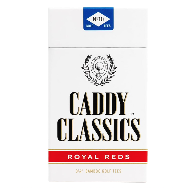 Caddy Classics Golf Tee Set – 10 Tees in Holder with 50 Refills, , large