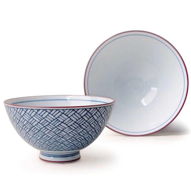 [豐名日本餐具] 4.0"中平碗 算木崩 / C04RB0-369-4